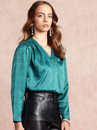 all about you Floral Design Wrap Detail Top