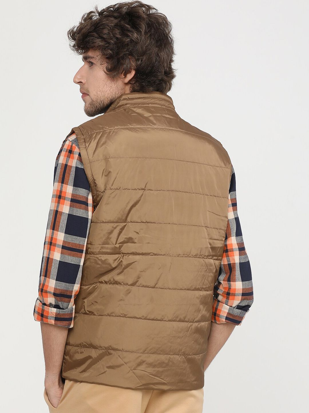 HIGHLANDER Men Brown Padded Jacket