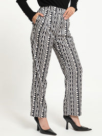 RAREISM Women Geometric Printed Trousers