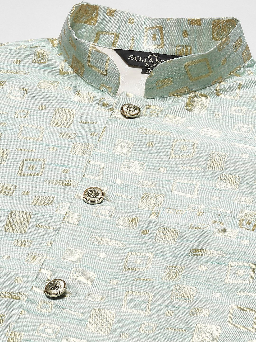 SOJANYA Kurta Biru Lelaki dengan Churidar
