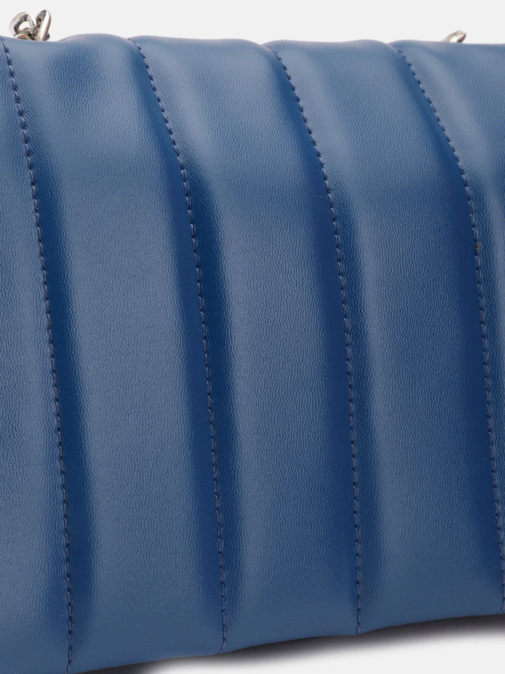 DressBerry Quilted Structured Sling Bag