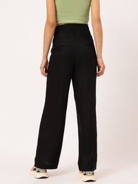 DressBerry Women Bell-Bottom Beauty Wide Waistband Trousers