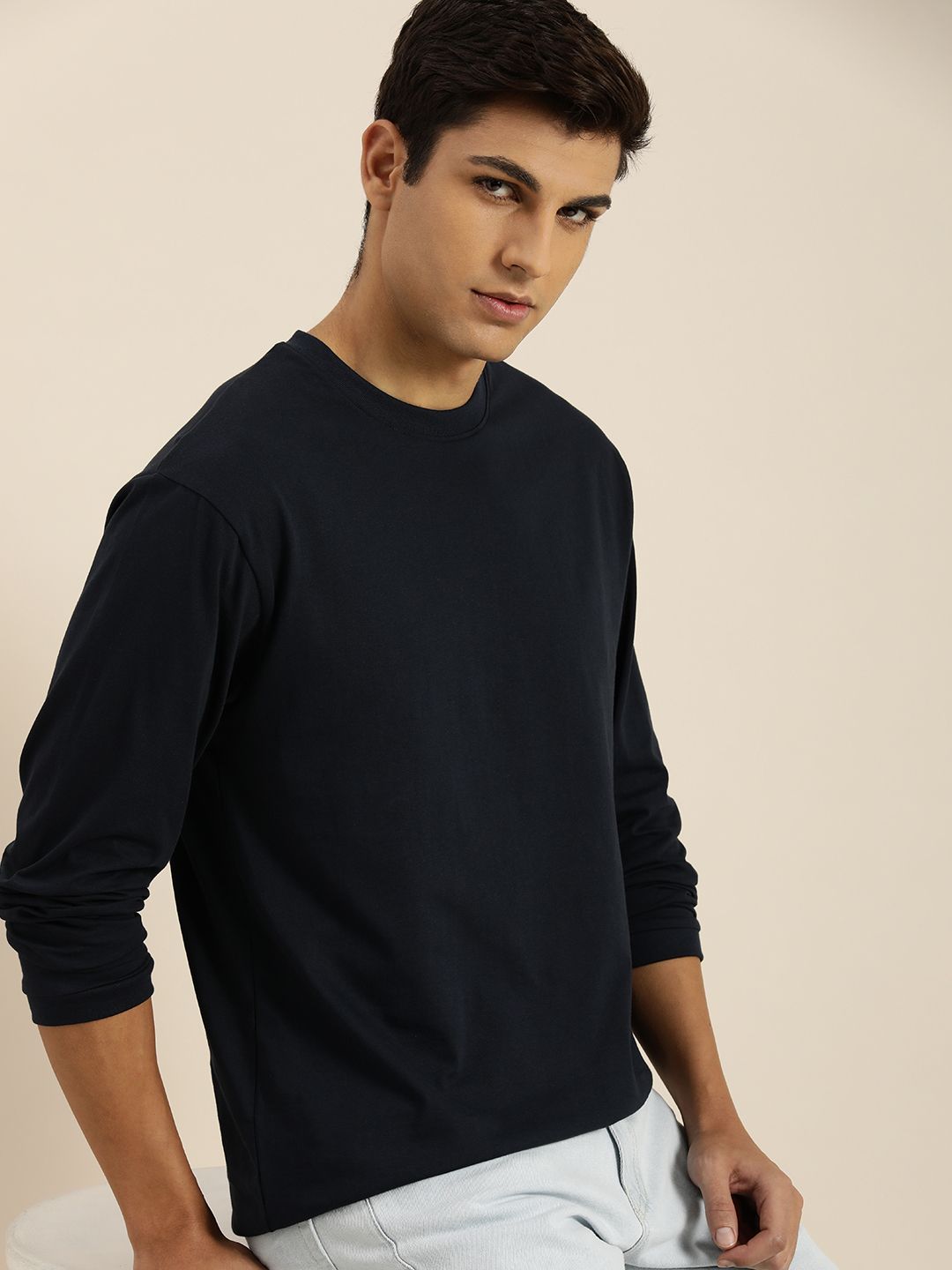 DILLINGER Men Solid Oversized T-shirt
