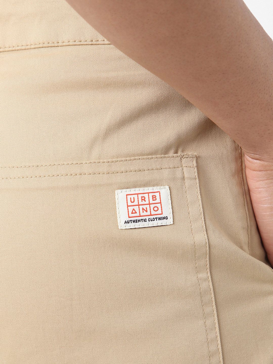 Urbano Fashion Men Regular Fit Solid Cargo Chino Pant with 6 Pockets Stretchable