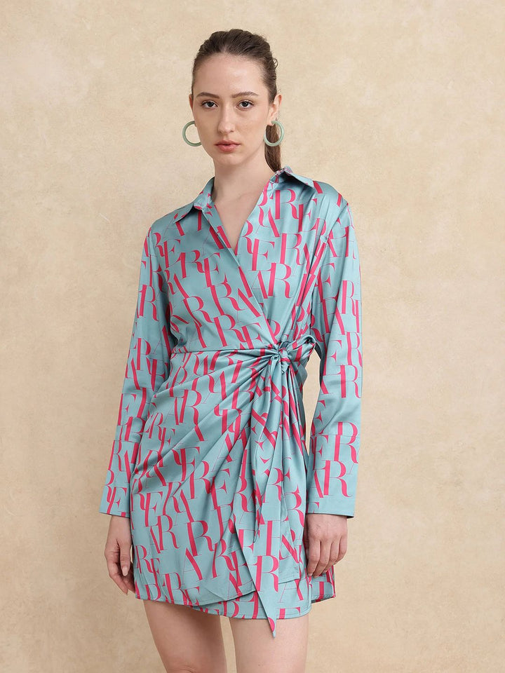 Rareism Women Abstract Dress Printed