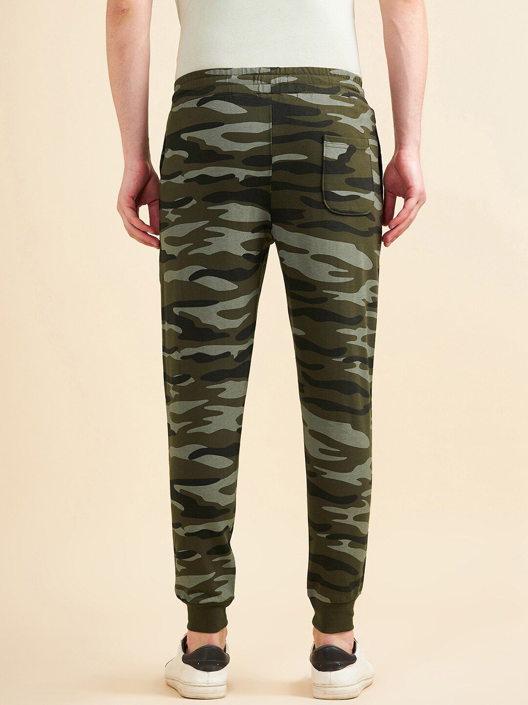 Sweet Dreams Men Olive Dry-Fit Joggers Track Pants