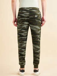 Sweet Dreams Men Olive Dry-Fit Joggers Track Pants