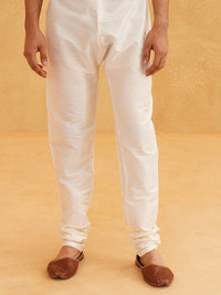 SOJANYA Mandarin Collar Kurta With Churidar & Nehru Jacket