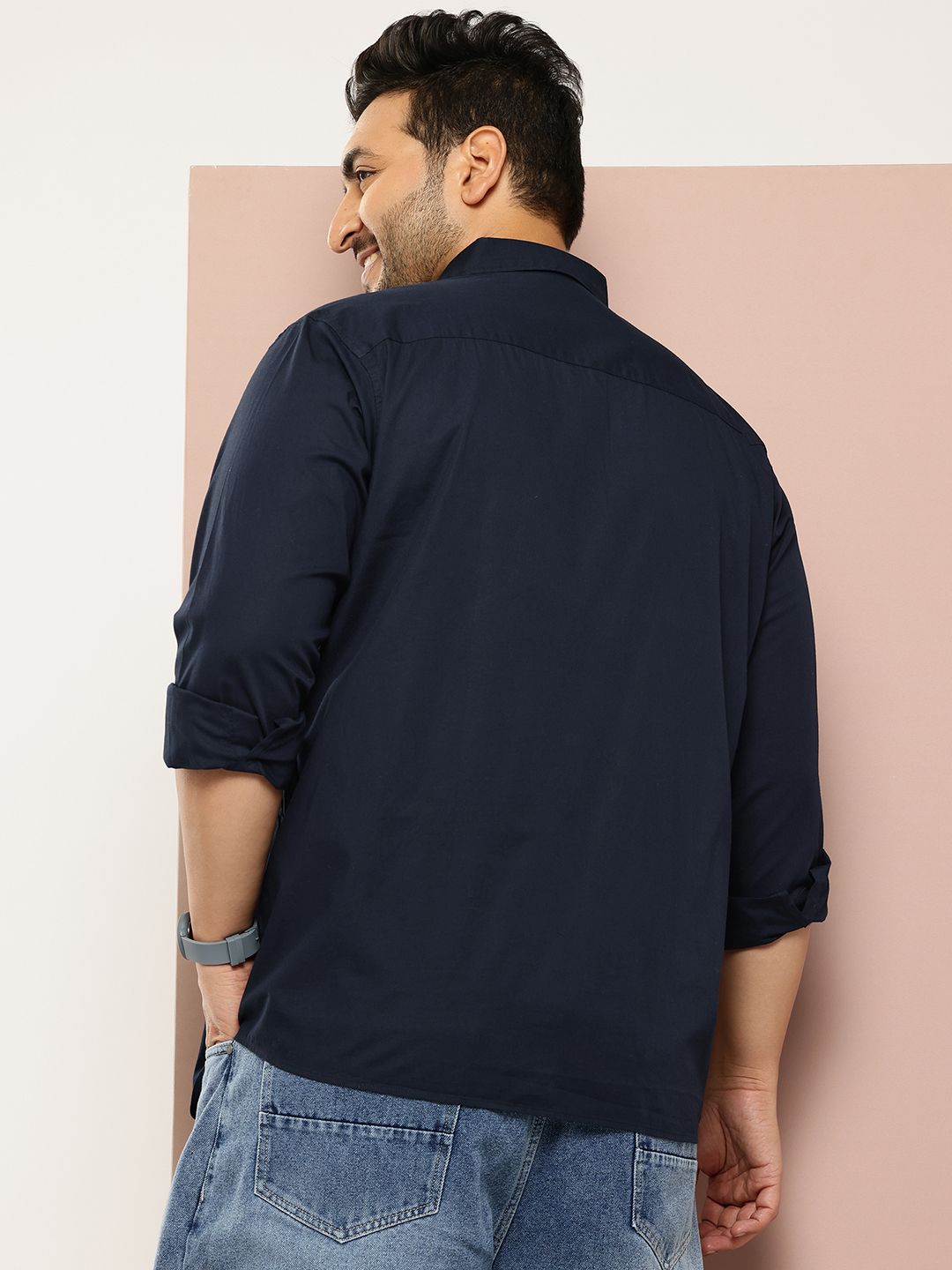 Thomas Scott Plus Size Regular Fit Button Down Collar Shirt