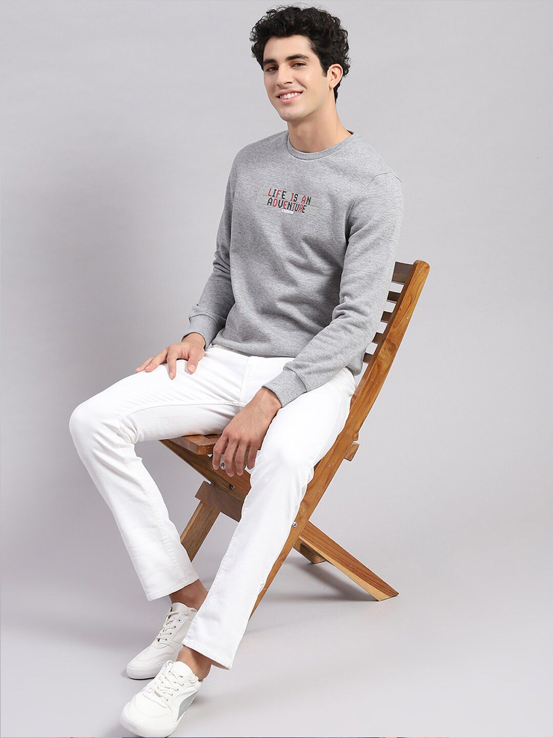 Monte Carlo Typography Printed Sweatshirt