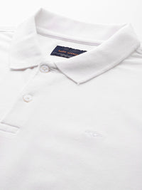 Park Avenue Solid Polo Collar T-shirt