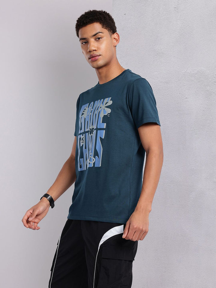 HRX by Hrithik Roshan Typography Printed T-shirt