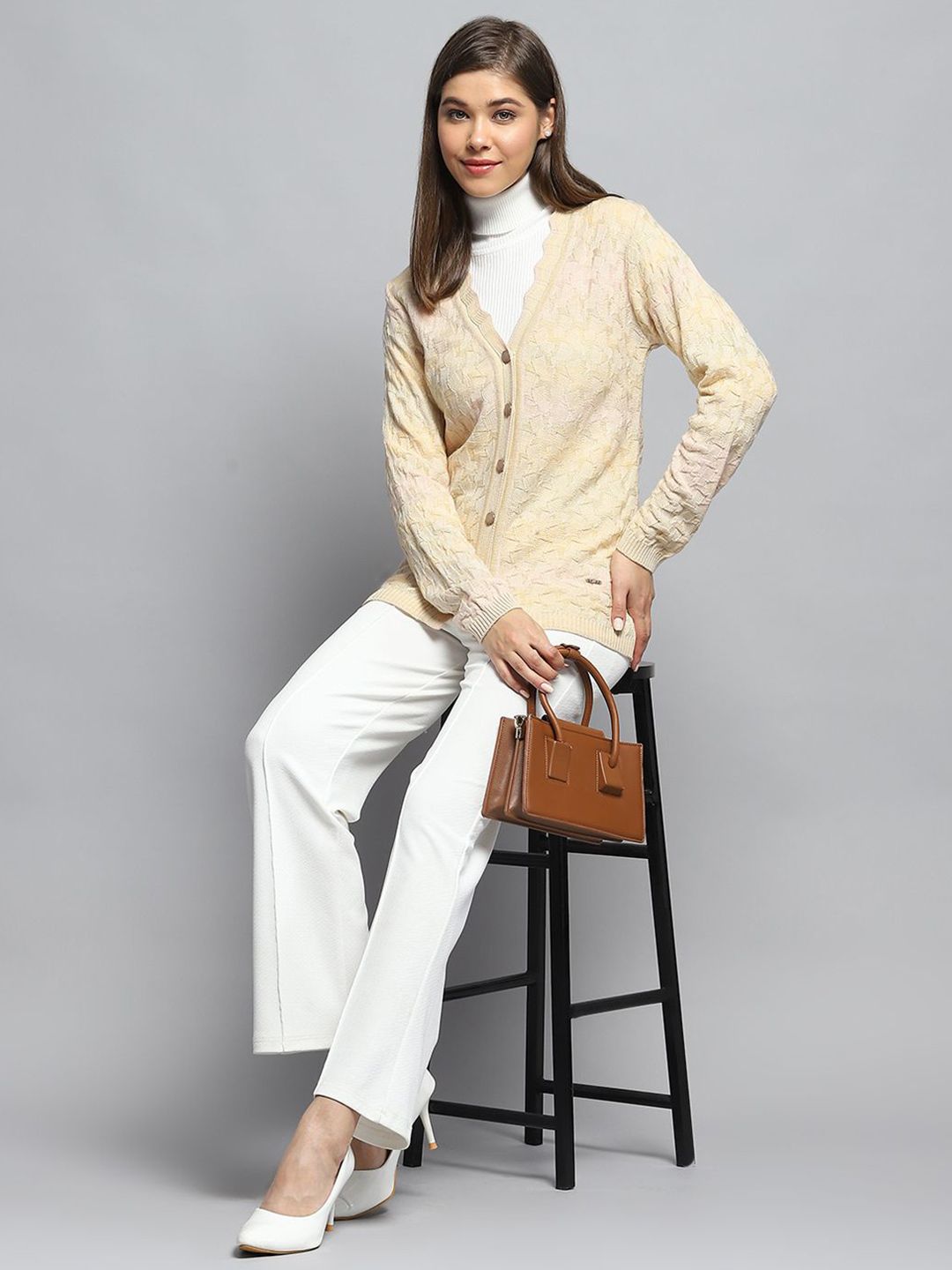 Monte Carlo Women Woollen Cardigan