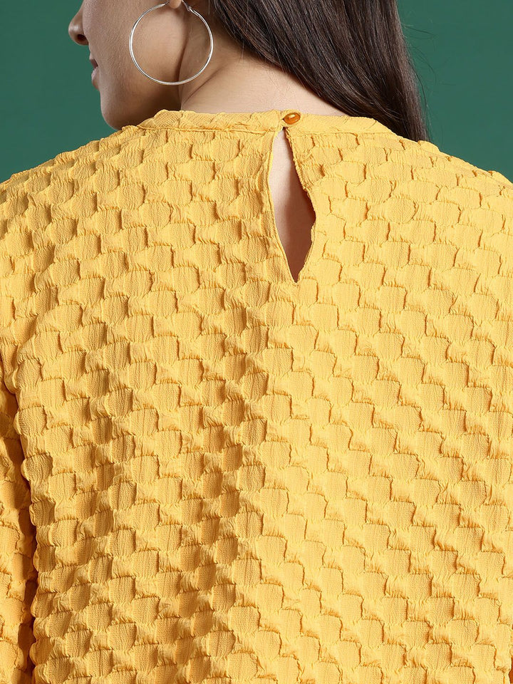 DressBerry Seersucker Boxy Top