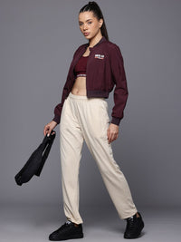 HRX by Hrithik Roshan Crop Bomber Jacket
