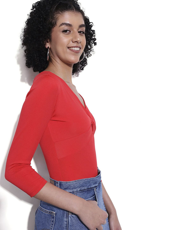 DressBerry The It Piece Twist Shift Bodysuit