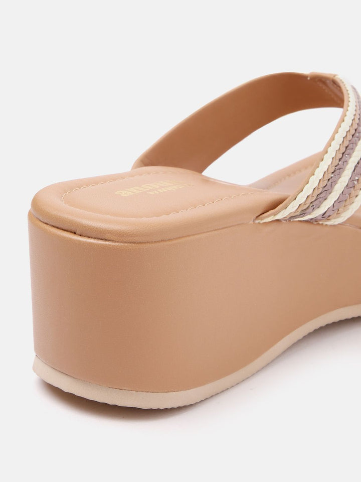 Anouk Braided Detail Handcrafted Ethnic Wedges