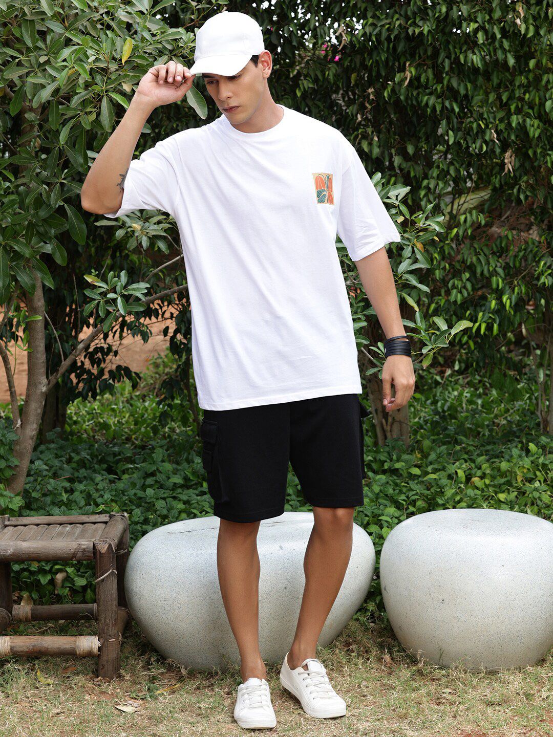 Thomas Scott Typography Printed Pure Cotton T-Shirt