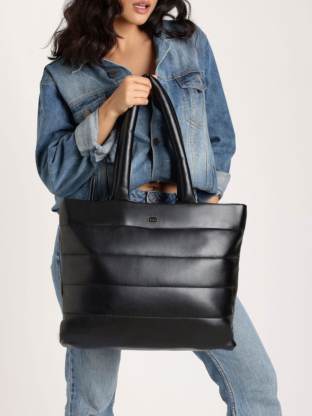 Lino Perros Quilted Structured Shoulder Bag