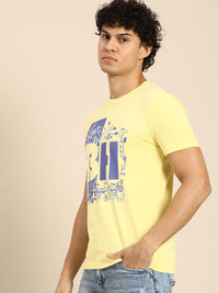 Being Human Typography Printed Pure Cotton T-shirt