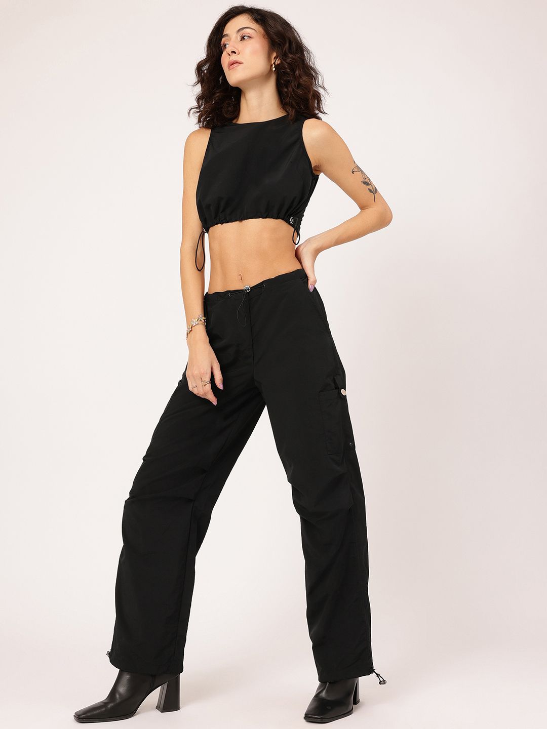 DressBerry Collegiate Cool Sleeveless Crop Co-Ord