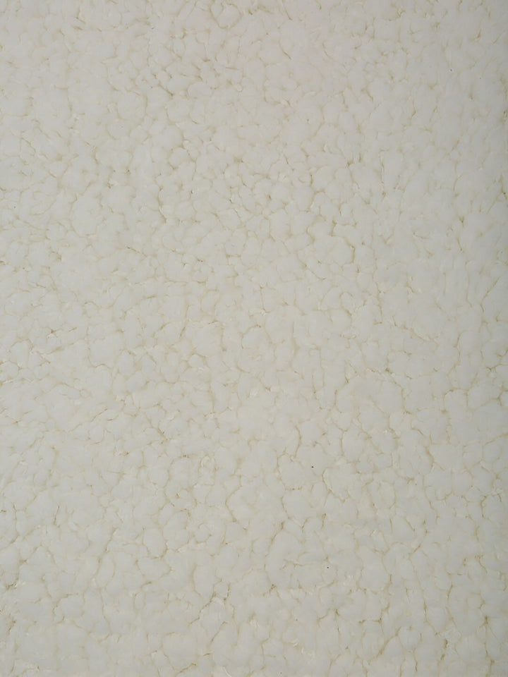 HOSTA HOMES Cream-Coloured 2 Pieces Fur Square Cushion Covers