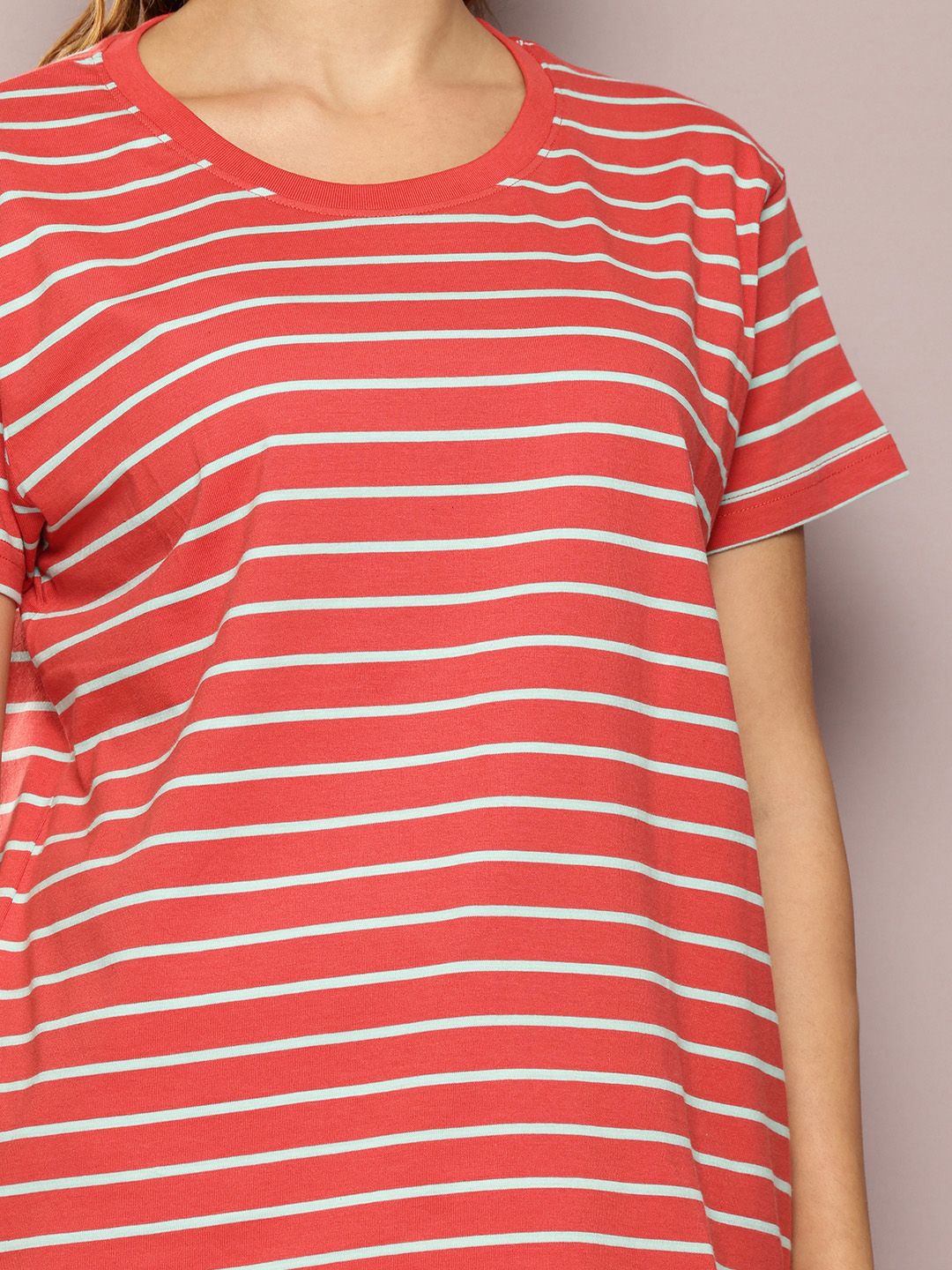 DILLINGER Striped Boxy T-shirt