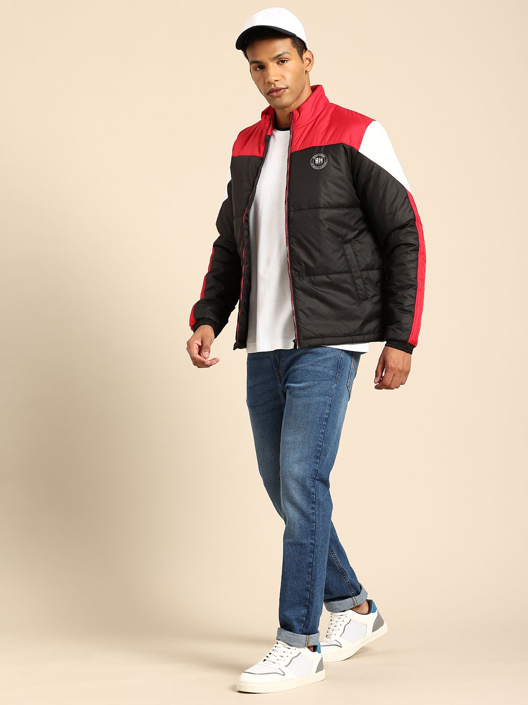 Being Human Men Colourblocked Padded Jacket