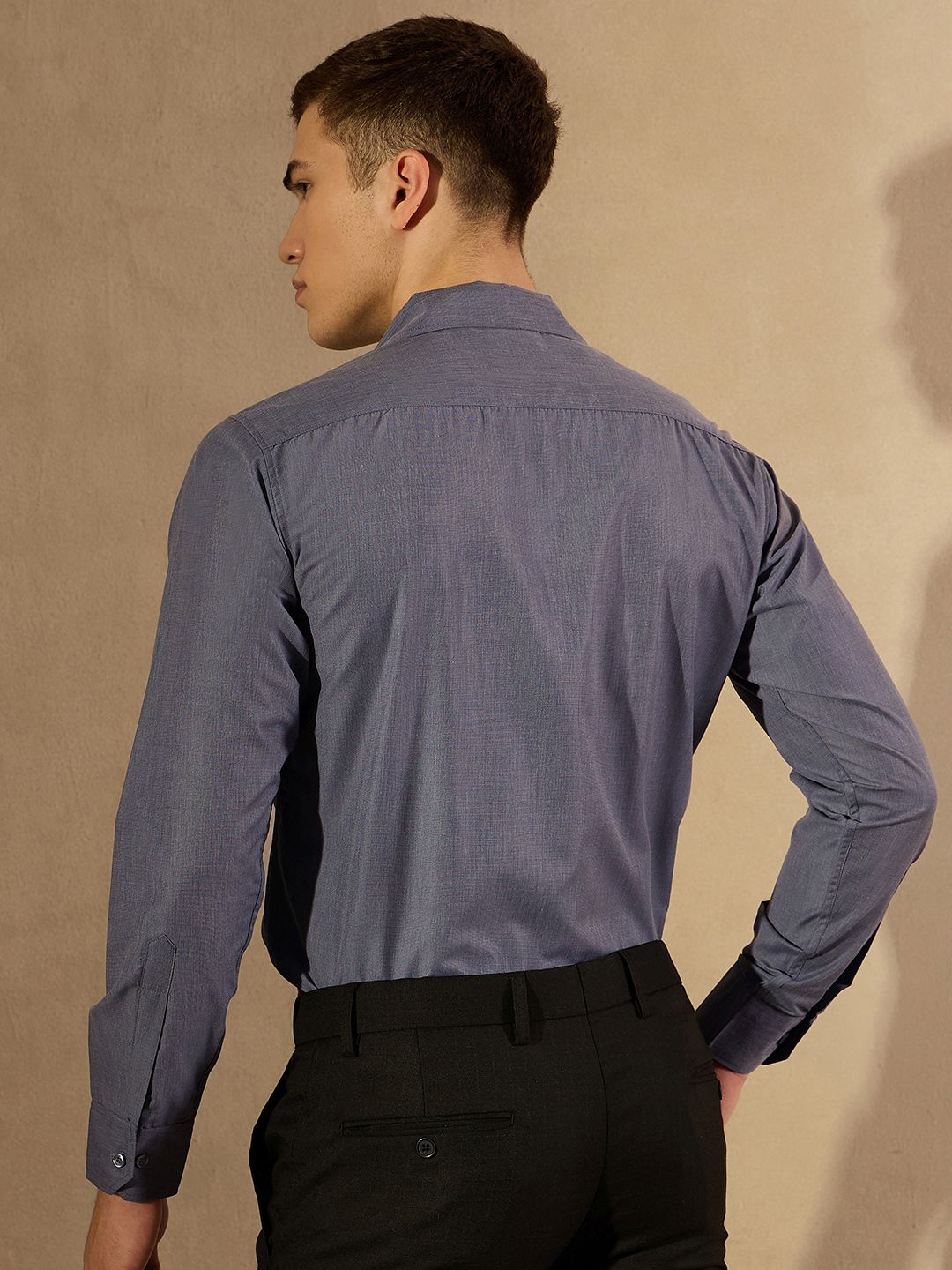 DENNISON Spread Collar Smart Formal Shirt