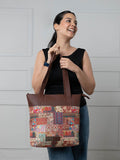 ZOUK Ethnic Motifs Printed Shopper Tote Bag
