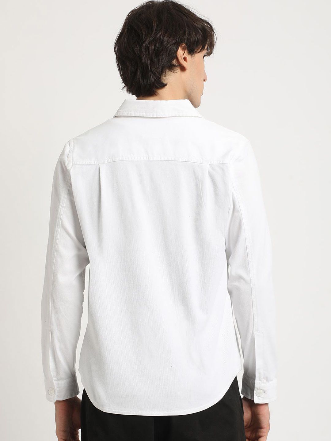 THE BEAR HOUSE Regular Fit Pure Cotton Overshirt