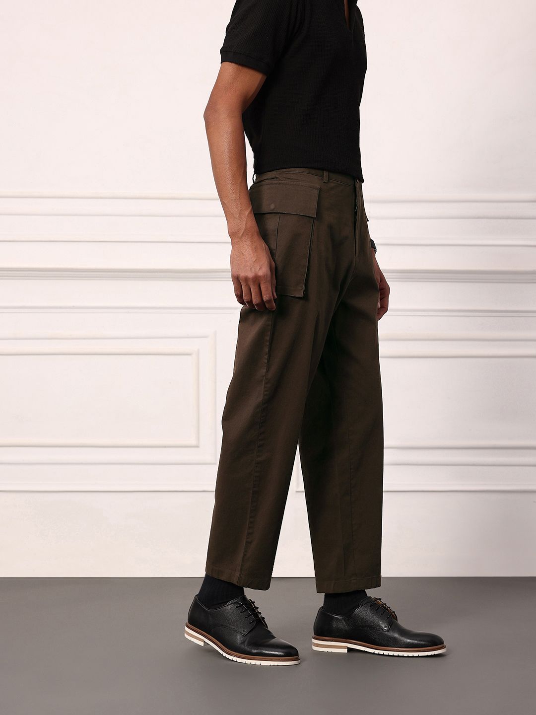 Mr Bowerbird Men Cargo-Style Trousers