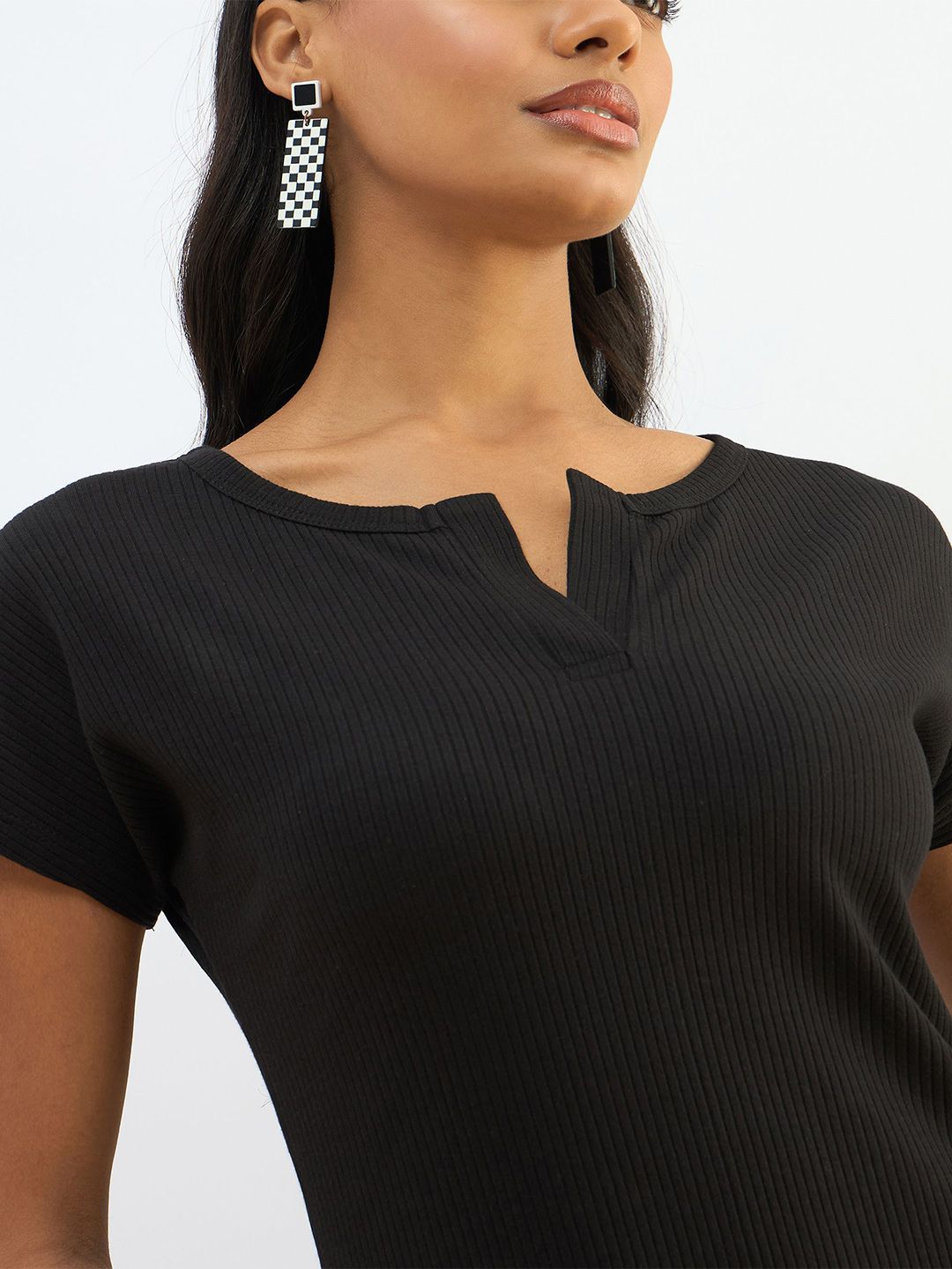 SASSAFRAS BASICS Bodycon Midi Dress