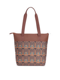 ZOUK Ethnic Motifs Printed Shopper Tote Bag