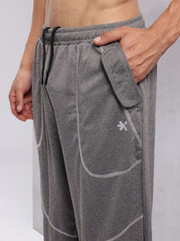HRX by Hrithik Roshan Men Contrast Stitch Rapid-Dry Toggle Hem Training Track Pants