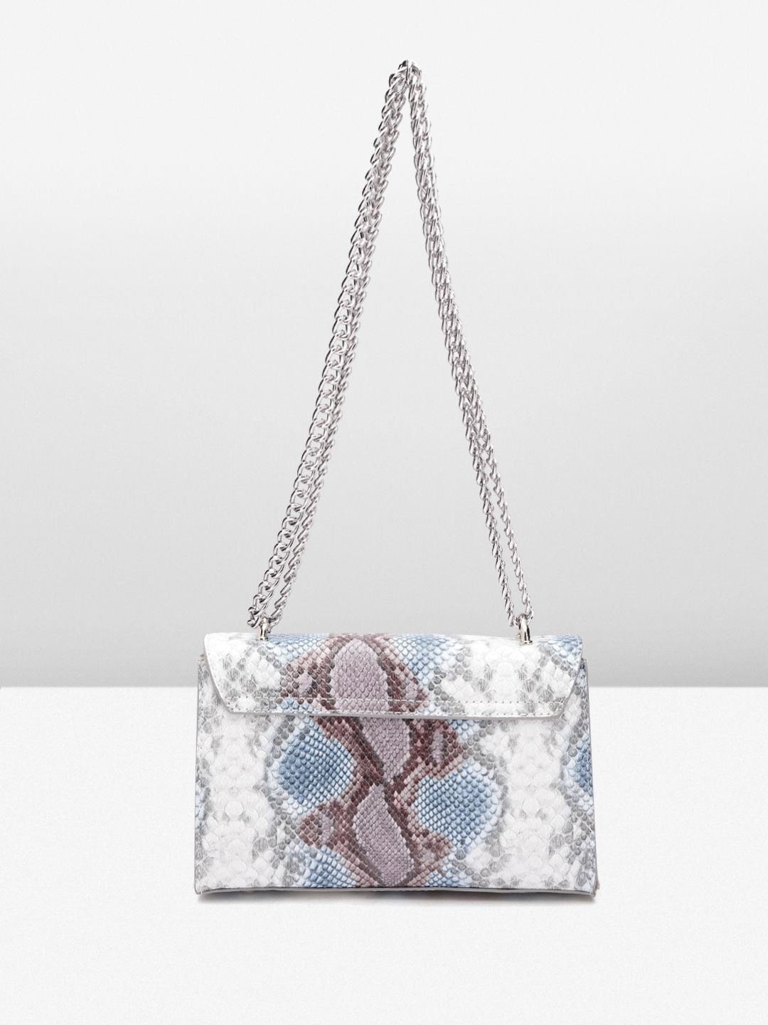Lino Perros Snake Skin Textured Structured Sling Bag