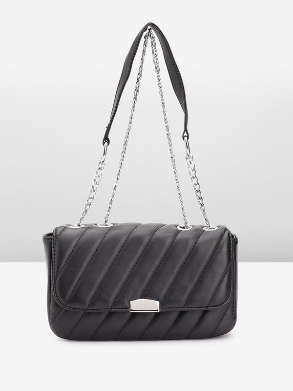 Lino Perros Quilted Structured Sling Bag