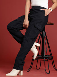 all about you Women Elasticated Stretchable Straight Fit Jogger