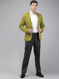 Park Avenue Self Design Single-Breasted Super Slim Fit Casual Blazer