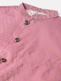 SOJANYA PLUS Plus Size Woven Design Kurta With Pyjamas & Nehru Jacket