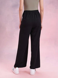 DressBerry Women Flared Pleated Trousers