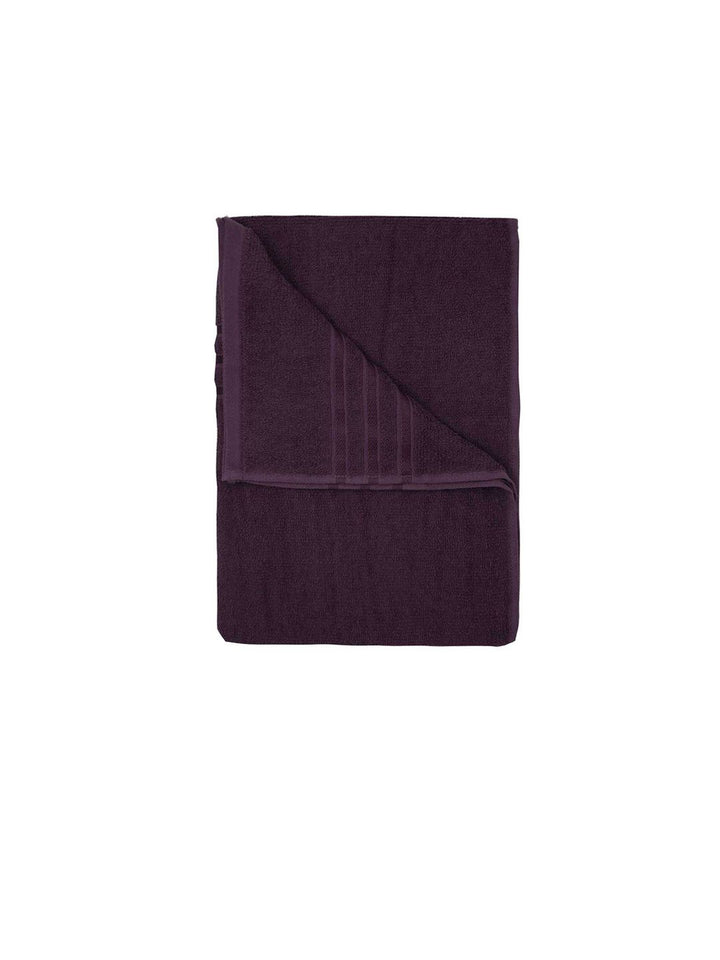 MYTRIDENT Purple 400 GSM Pure Cotton Bath Towel
