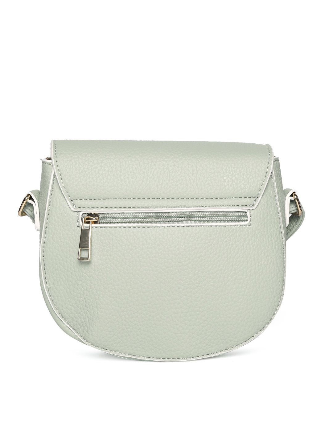 DressBerry Mint Green Solid Sling Bag