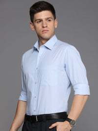 Raymond Self Design Slim Fit Pure Cotton Formal Shirt