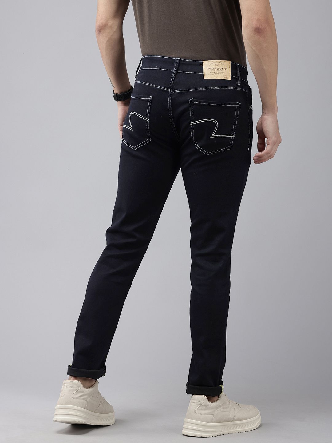 SPYKAR Men Skinny Slim Fit Low-Rise Light Fade Jeans