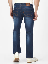 Urbano Fashion Men Bootcut Light Fade Clean Look Stretchable Jeans