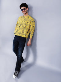 The Indian Garage Co Graphic Printed Round Neck Sweatshirt