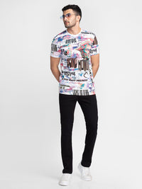 Being Human Typography Printed Round Neck T-shirt