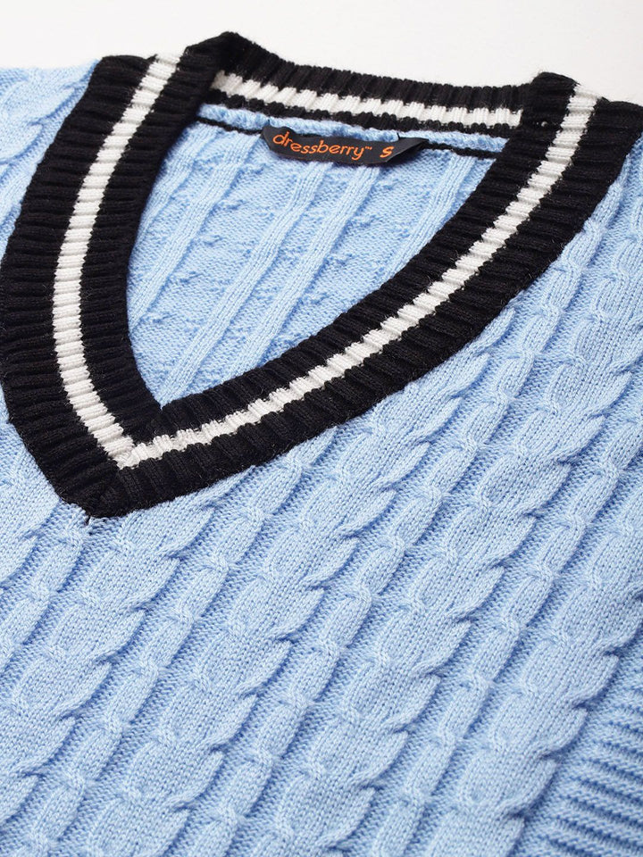 DressBerry Cable Knit Sweater Vest