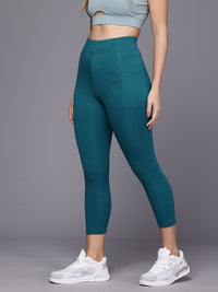 HRX by Hrithik Roshan Women PERFORMANCEBONDED Rapid-Dry Running Tights AW24_W_TG_KRS001_03